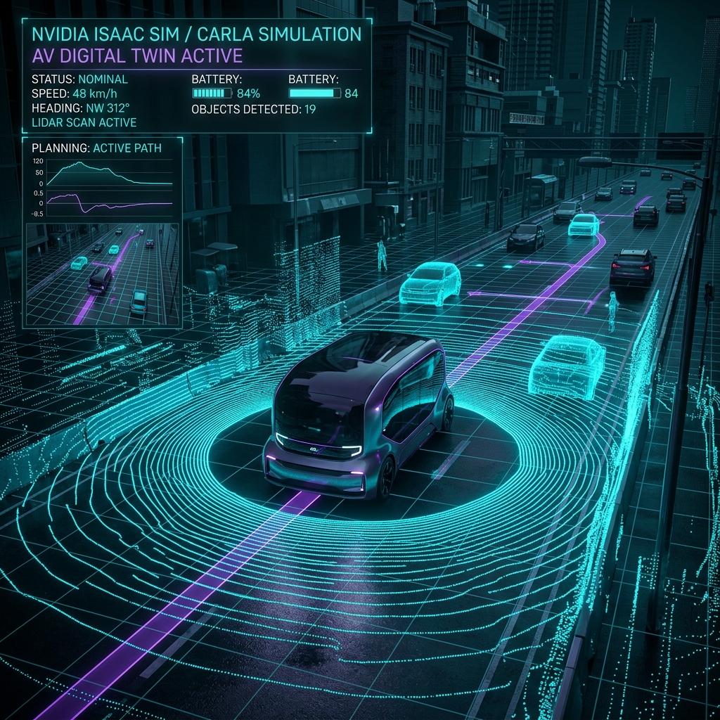 Digital Twins & Autonomous Vehicle Simulation Course