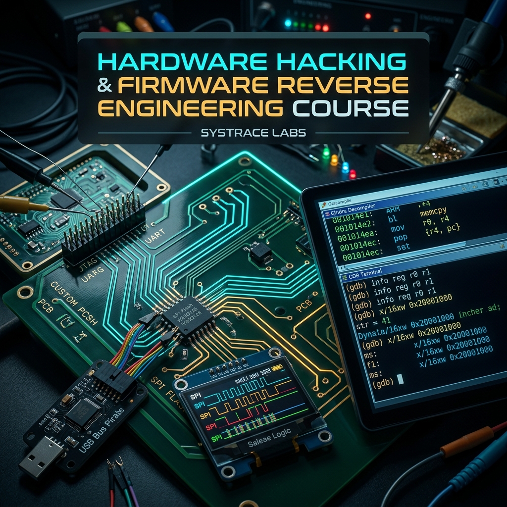 Hardware Hacking & Embedded Firmware RE Course